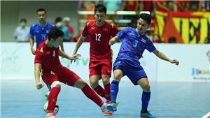 Futsal Việt Nam thua Th&#225;i Lan v&#236; thiếu tự tin