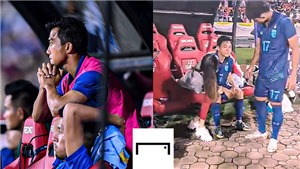 Supachok bật kh&#243;c, &#39;Messi Th&#225;i&#39; chấn thương trong trận thua đau Malaysia