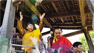 Đức Gyalwang Drukpa chủ tr&#236; Đại lễ cầu an ở T&#226;y Thi&#234;n