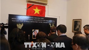 Lễ viếng nguy&#234;n Thủ tướng Phan Văn Khải ở khắp nơi tr&#234;n thế giới