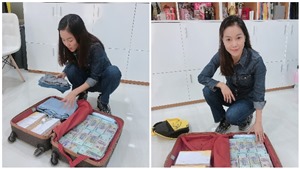  &#39;B&#224; tr&#249;m Hoa hậu&#39; Phạm Kim Dung mang vali tiền đến cứu trợ miền Trung