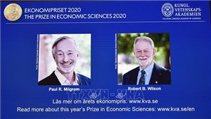 Nobel 2020: Nghi&#234;n cứu về thuyết đấu gi&#225; đoạt giải Nobel Kinh tế mang lại lợi &#237;ch x&#227; hội to lớn