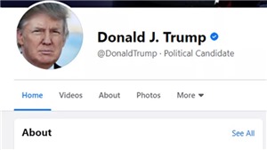 Facebook, Instagram bỏ chặn t&#224;i khoản Tổng thống Trump nhưng thay đổi chức danh