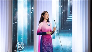 Nguyễn Th&#249;y Linh - ứng vi&#234;n s&#225;ng gi&#225; tại Hoa hậu Thế giới Việt Nam 2022