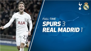 Tottenham 3-1 Real Madrid: Dele Alli lập c&#250; đ&#250;p, Spurs gi&#224;nh v&#233;. Real bạc nhược thua li&#234;n tiếp