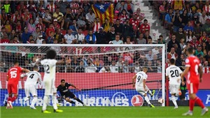 Video clip b&#224;n thắng Girona 1-4 Real Madrid: C&#250; đ&#250;p của Benzema gi&#250;p Real gi&#224;nh ng&#244;i đầu