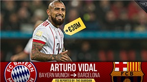 Barca x&#225;c nhận Arturo Vidal sẽ k&#237; hợp đồng 3 năm với CLB