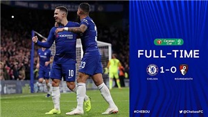VIDEO Chelsea 1-0 Bournemouth: Hazard lại sắm vai người h&#249;ng