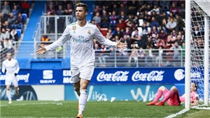 Eibar 1-2 Real Madrid: Ronaldo lại lập c&#250; đ&#250;p, Real tiếp mạch hưng phấn