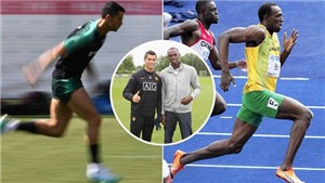 Usain Bolt thừa nhận Cristiano Ronaldo chạy nhanh hơn m&#236;nh