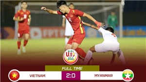 U19 Việt Nam 2-0 U19 Myanmar: Văn Trường v&#224; Văn Khang tỏa s&#225;ng, U19 Việt Nam thắng thuyết phục