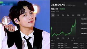 BTS: Gi&#225; cổ phiếu HYBE tăng sau livestream, chứng minh sức ảnh hưởng của Jungkook