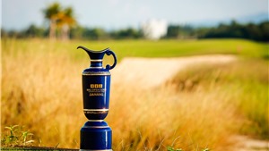 Cận cảnh chiếc c&#250;p độc đ&#225;o của giải BRG Open Golf Championship Đ&#224; Nẵng 2022 