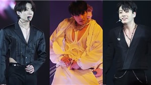 Jungkook BTS trong những bộ trang phục gợi cảm nhất tr&#234;n s&#226;n khấu