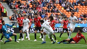 Ai Cập 0-1 Uruguay: Jose Gimenez ghi b&#224;n ph&#250;t cuối, Uruguay thắng chật vật