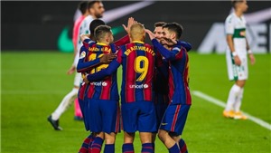 Barcelona 3-0 Elche: Messi rực s&#225;ng, Barca quyết tranh v&#244; địch Liga