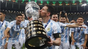 Messi v&#244; địch Copa America, ph&#225; lu&#244;n kỷ lục của Ronaldo tr&#234;n Instagram