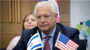 Palestine phản đối ph&#225;t biểu của Đại sứ Mỹ tại Israel về khu Bờ T&#226;y