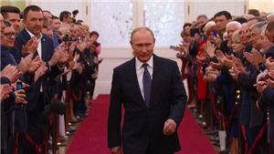 H&#236;nh ảnh ấn tượng trong lễ nhậm chức của Tổng thống Putin
