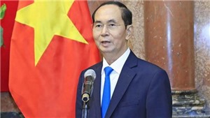 Gi&#225;o ho&#224;ng gửi điện chia buồn về Chủ tịch nước Trần Đại Quang từ trần