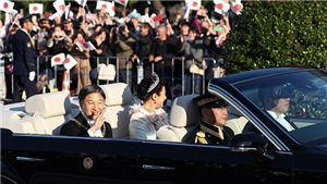 Nhật Bản: Lễ diễu h&#224;nh sau đăng quang của Nhật ho&#224;ng Naruhito