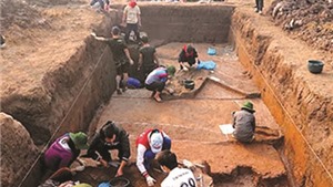 H&#224; Nội: Khai quật khảo cổ g&#242; Dền Rắn thuộc Di chỉ khảo cổ học Vườn Chuối   