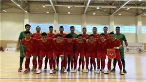 Tuyển futsal Việt Nam vượt qua Iraq với tỷ số 2-1