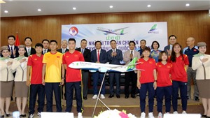 Tuyển nữ Việt Nam sẽ đi chuy&#234;n cơ Bamboo Airways về nước