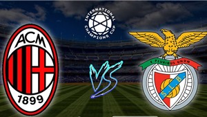 TRỰC TIẾP B&#211;NG Đ&#193;: Milan vs Benfica (02h06 ng&#224;y 29/7). Trực tiếp ICC 2019