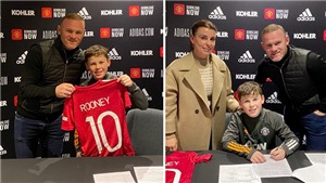 MU k&#253; hợp đồng với con trai Rooney
