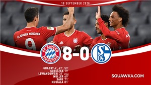 Thắng 8-0 ở trận mở m&#224;n Bundesliga, Bayern được khen c&#243; h&#224;ng c&#244;ng mạnh nhất thế giới