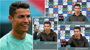 Fan tố Ronaldo &#39;đ&#243;ng hai vai&#39; khi gạt bỏ sản phẩm của nh&#224; t&#224;i trợ EURO