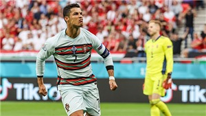 Điểm nhấn Hungary 0-3 Bồ Đ&#224;o Nha: Ng&#224;y Ronaldo đi v&#224;o lịch sử. Hungary đ&#225;ng khen