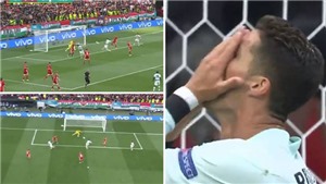Ronaldo g&#226;y sốc với pha bỏ lỡ kh&#243; tin trước Hungary