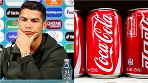 Ronaldo khiến Coca-Cola mất 4 tỷ USD v&#236; h&#224;nh động bỏ chai nước trong họp b&#225;o