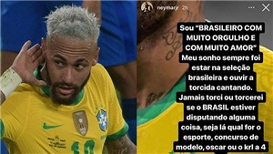 Neymar giận dữ với CĐV Brazil ủng hộ Messi v&#244; địch Copa America