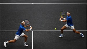 TENNIS ng&#224;y 24/9: Federer su&#253;t khiến Nadal bị thương tại Laver Cup. Kyrgios văng tục, bị CĐV la &#243;