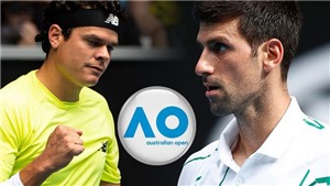 Kết quả Australian Open h&#244;m nay: Djokovic vượt qua Raonic, Dominic Thiem bị loại