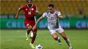 TRỰC TIẾP b&#243;ng đ&#225; UAE vs Iraq, v&#242;ng loại World Cup 2022 (23h45, 12/10)
