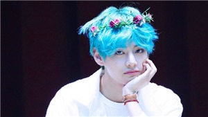 V BTS và sao Hàn trở nên sống động nhờ nhuộm tóc xanh Phong cách giải trí của sao Việt