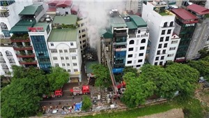3 chiến sĩ hy sinh khi chữa ch&#225;y tại phường Quan Hoa, quận Cầu Giấy, H&#224; Nội