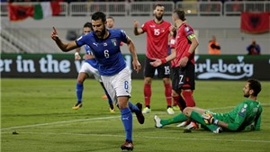 Video clip highlights b&#224;n thắng trận Albania 0-1 Italy