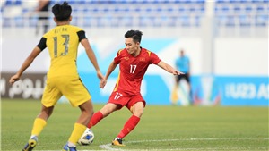 Cho&#225;ng với thống k&#234; vượt trội của U23 Việt Nam trước Malaysia