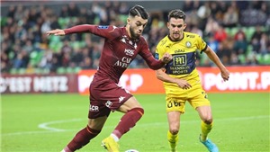 Metz 1-0 Pau FC: Đội trưởng mắc sai lầm như Maguire, đội Quang Hải đứt mạch bất bại