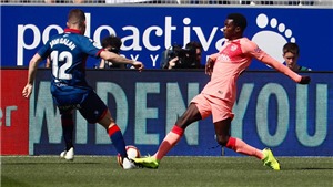 VIDEO Huesca 0-0 Barcelona: Vắng Leo Messi, Barca kh&#244;ng thắng nổi đội b&#233;t bảng Liga