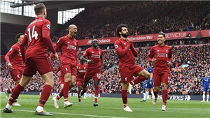 VIDEO Liverpool 2-0 Chelsea: Mo Salah tỏa s&#225;ng, Liverpool lấy lại ng&#244;i đầu, mơ v&#244; địch