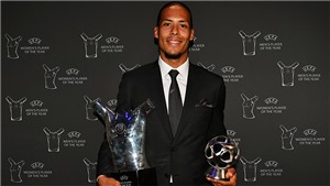 Van Dijk n&#243;i g&#236; khi gi&#224;nh &#39;Cầu thủ xuất sắc nhất m&#249;a giải 2018/19&#39; của UEFA?