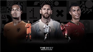 Ronaldo, Messi v&#224; Van Dijk lọt v&#224;o danh s&#225;ch đề cử The Best 2019