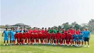  U16 Việt Nam hào hứng tập buổi đầu tiên tại Indonesia 