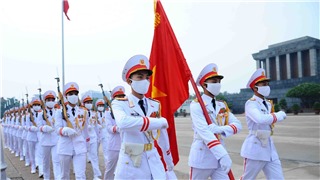  Lễ thượng cờ mừng Quốc khánh ở Lăng Chủ tịch Hồ Chí Minh 